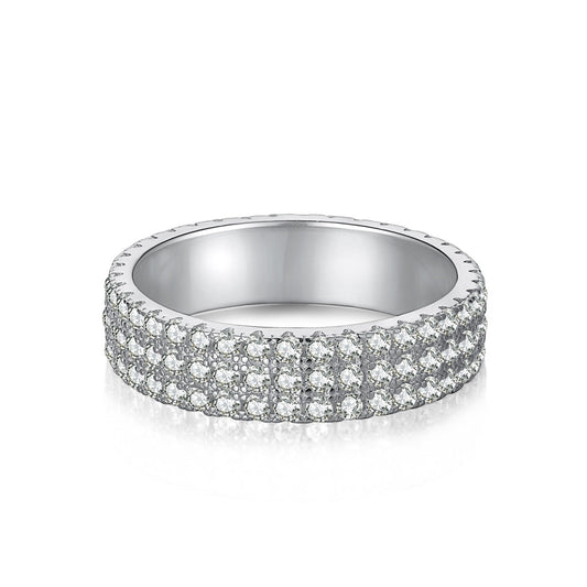 [LORA]Dainty Round Cut Tennis Ring