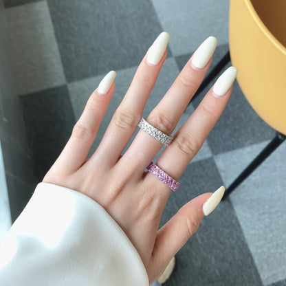 [LORA]Sparkling Full Heart Ring