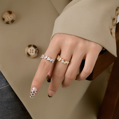 [LORA]Delicate Multi Cut Ring