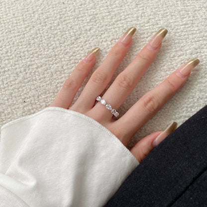 [LORA]Exquisite Pear Cut Tennis Ring