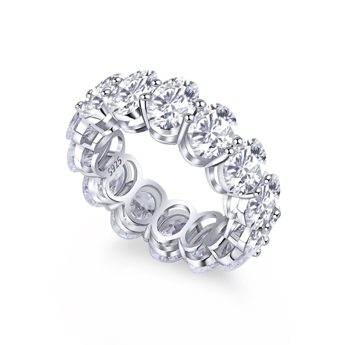 [LORA]Dainty Elongated Cushion Cut Tennis Ring