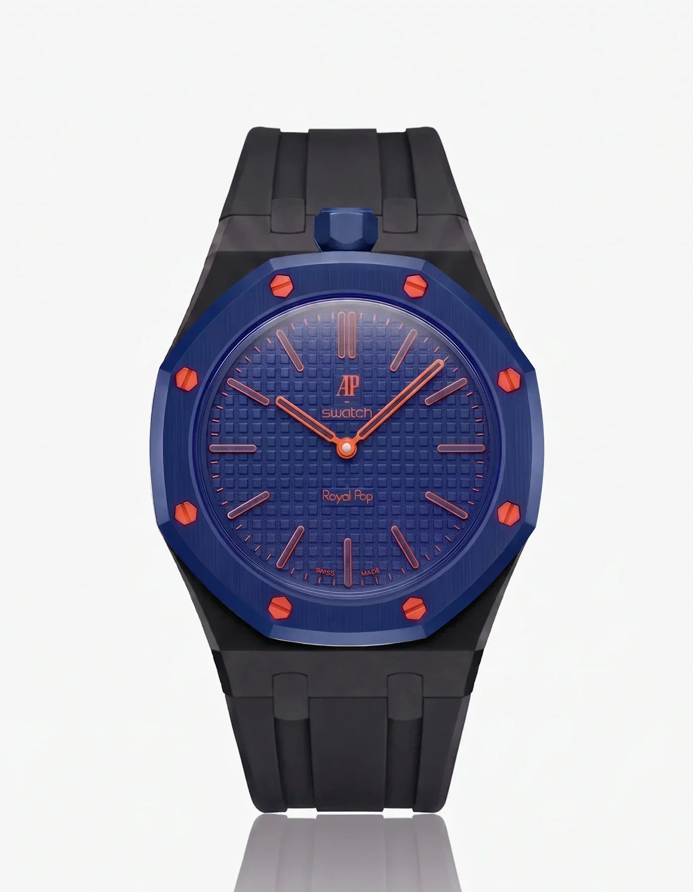 Silicone Strap & Case  Royal Pop Orenji Hachi(Customize  Colors)
