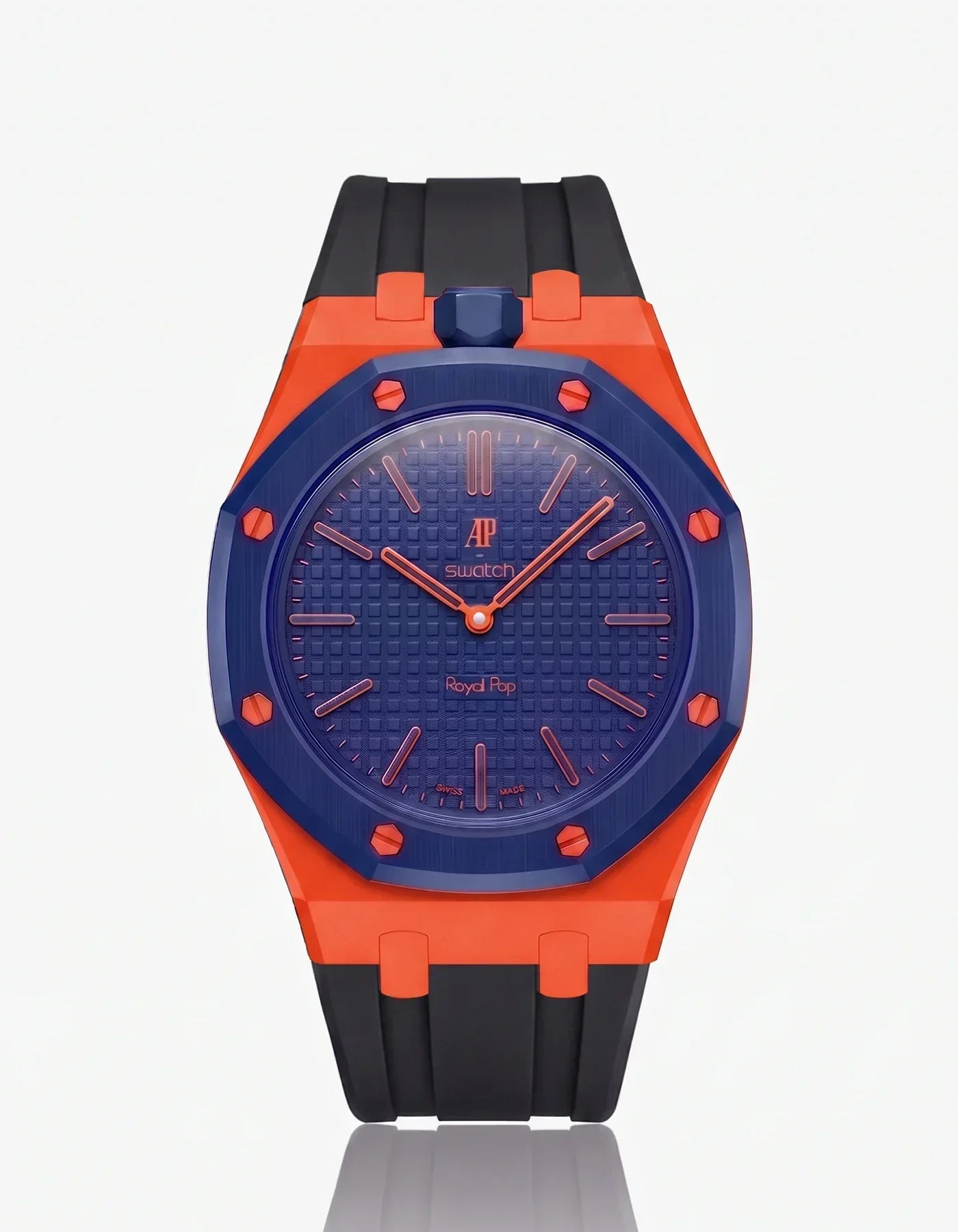 Silicone Strap & Case  Royal Pop Orenji Hachi(Customize  Colors)