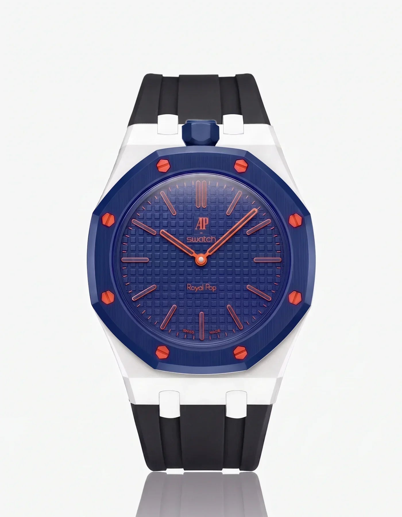 Silicone Strap & Case  Royal Pop Orenji Hachi(Customize  Colors)