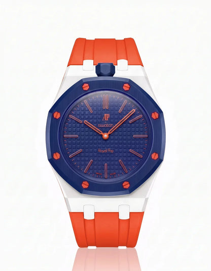 Silicone Strap & Case  Royal Pop Orenji Hachi(Customize  Colors)