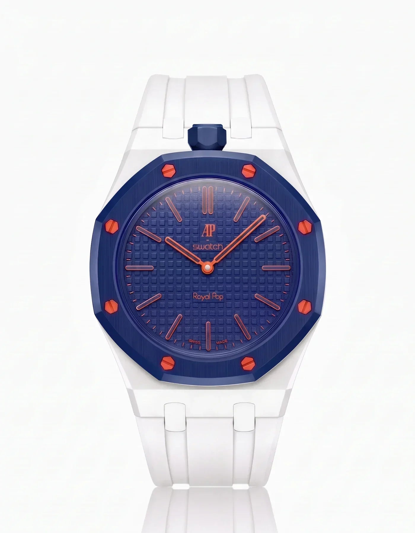 Silicone Strap & Case  Royal Pop Orenji Hachi(Customize  Colors)
