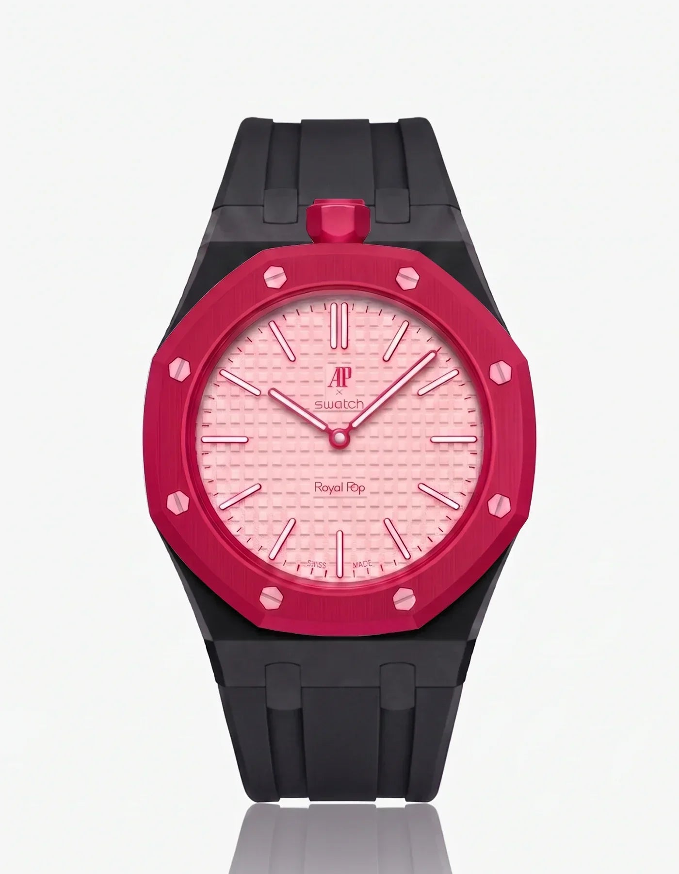 Silicone Strap &  Case  Royal Pop Otto Rosso(Customize  Colors)