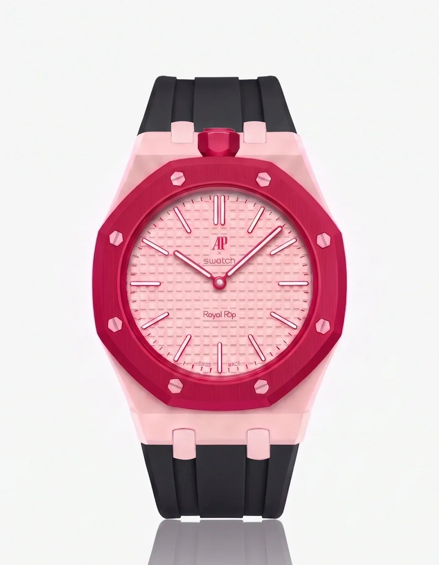 Silicone Strap &  Case  Royal Pop Otto Rosso(Customize  Colors)