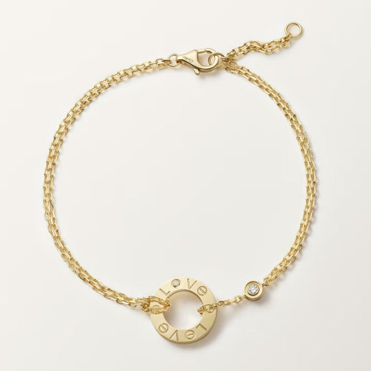 [Lora] LOVE BRACELET 2 DIAMOND