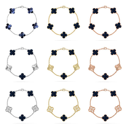 [Lora]CLOVER 5 MOTIF PIETERSITE BRACELET COLLECTION