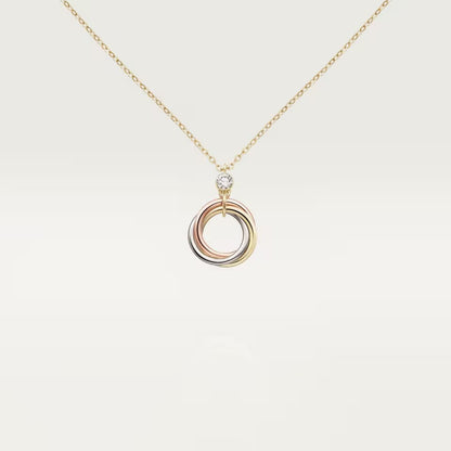 [Lora] TRINITY  NECKLACE 1 DIAMOND