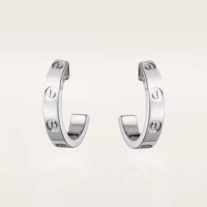 [LORA] LOVE EARRINGS 2.65 MM NO DIAMOND SMALL