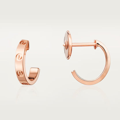 [LORA] LOVE EARRINGS 2.65 MM NO DIAMOND SMALL