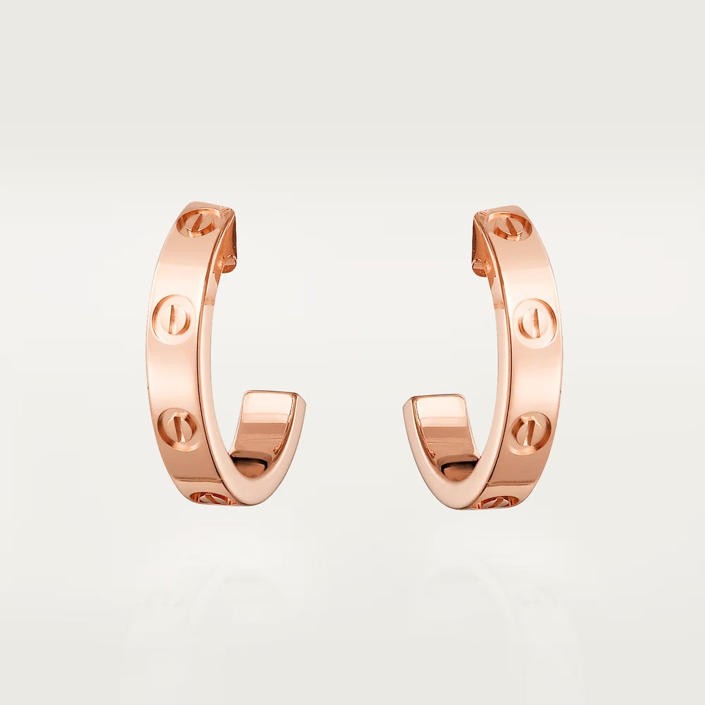 [LORA] LOVE EARRINGS 2.65 MM NO DIAMOND SMALL