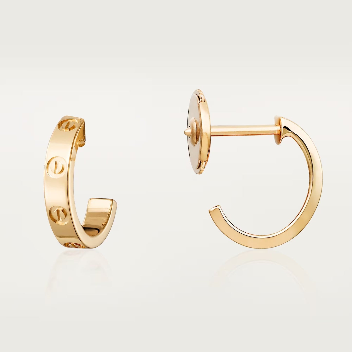 [LORA] LOVE EARRINGS 2.65 MM NO DIAMOND SMALL