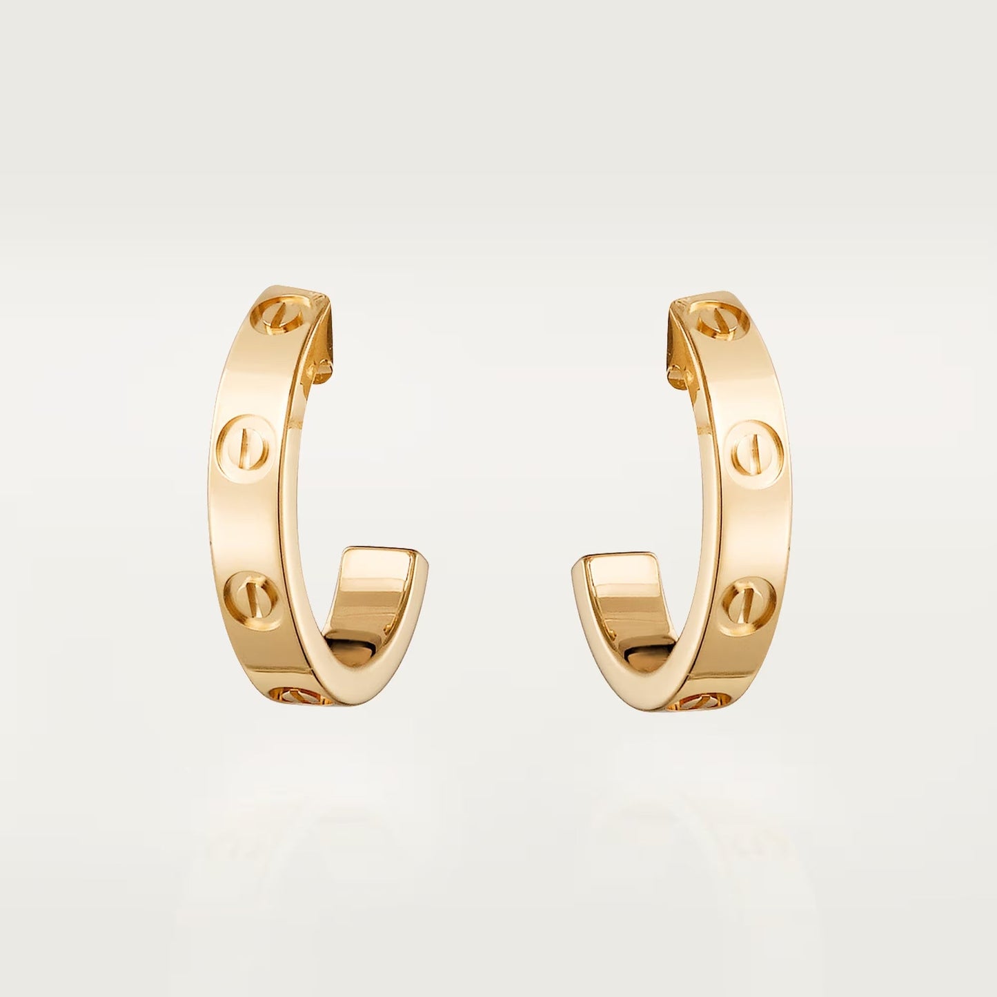 [LORA] LOVE EARRINGS 2.65 MM NO DIAMOND SMALL