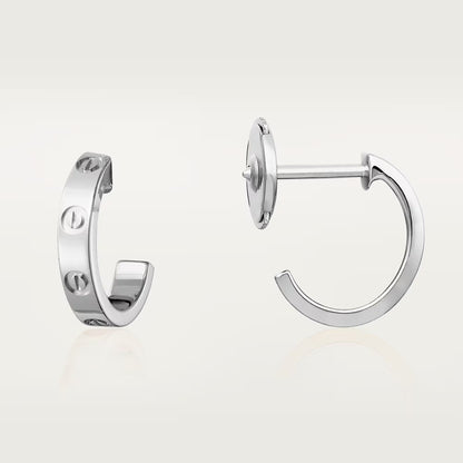 [LORA] LOVE EARRINGS 2.65 MM NO DIAMOND SMALL