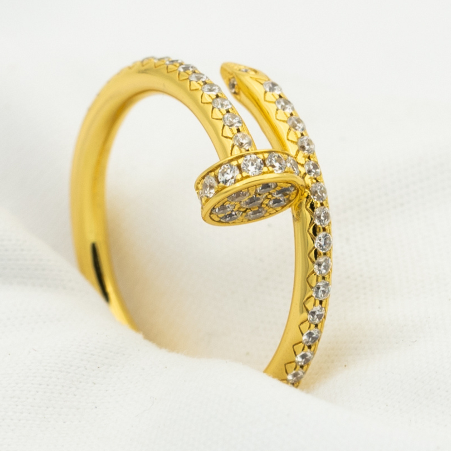 [LORA]JUSTE RING 1.8MM GOLD DIAMONDS