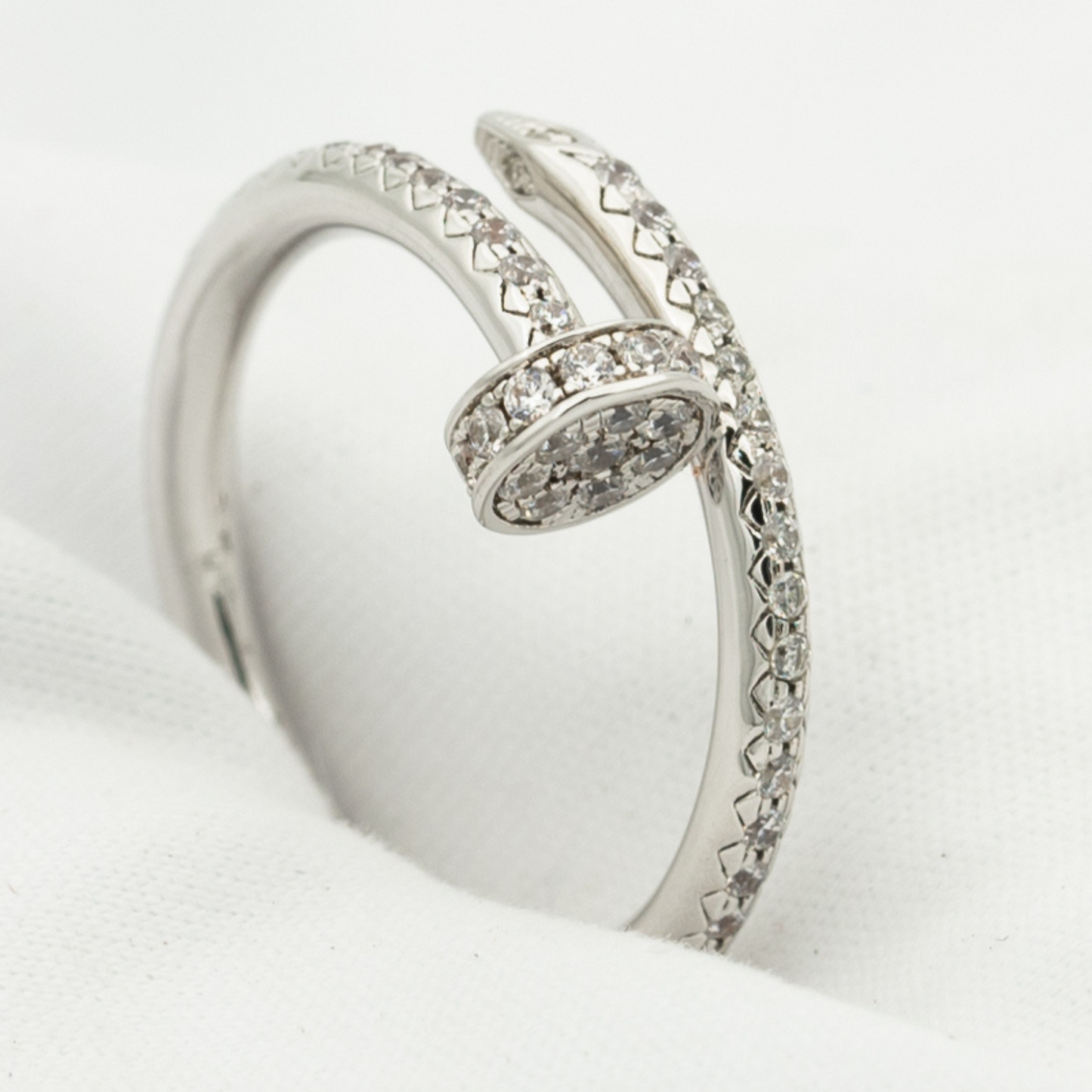 [LORA]JUSTE RING 1.8MM SILVER DIAMONDS