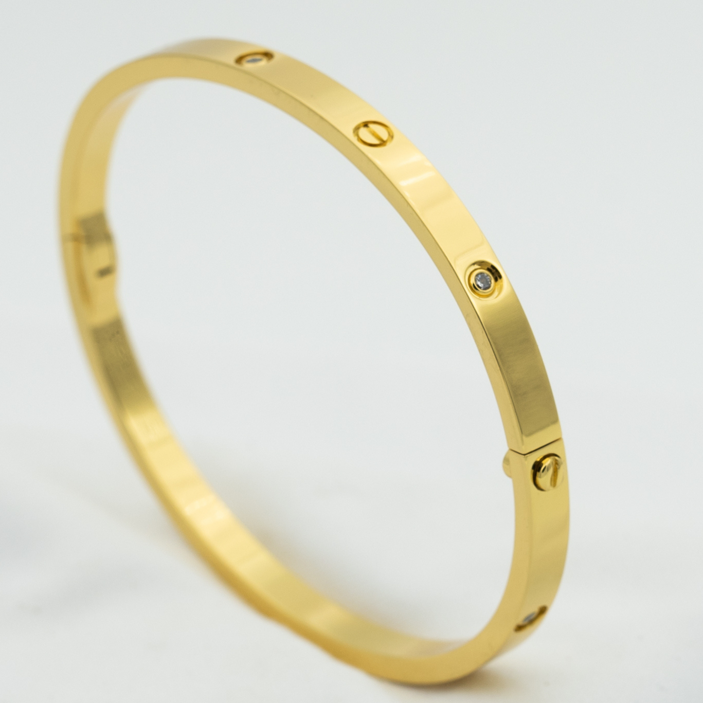 [LORA]LOVE BRACELET 3.65MM 6 DIAMONDS