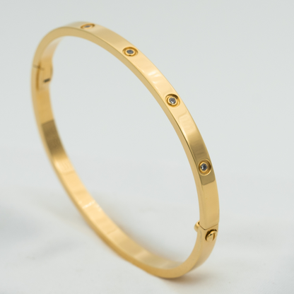 [LORA]LOVE BRACELET 3.65MM 10 DIAMONDS