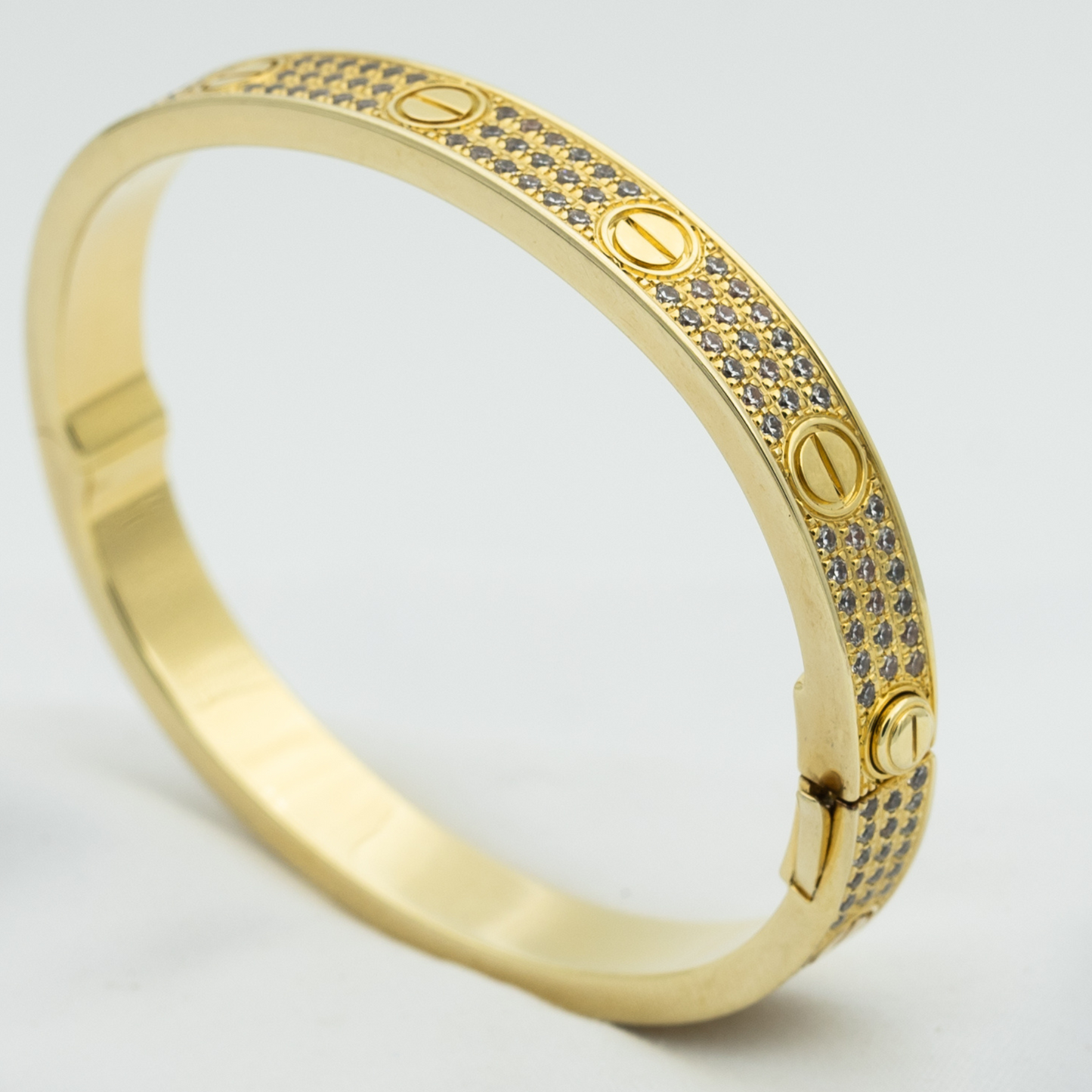 [LORA]LOVE BRACELET 6.1MM DIAMOND-PAVED