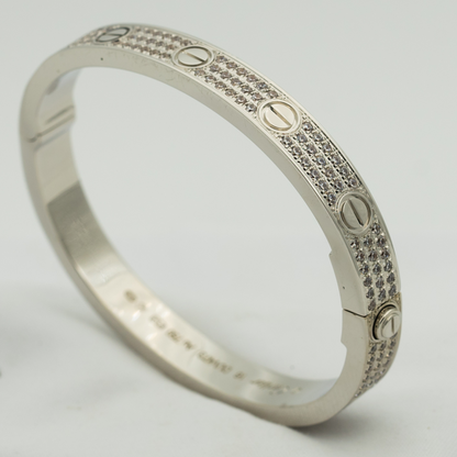[LORA]LOVE BRACELET 6.1MM DIAMOND-PAVED