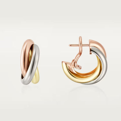 [LORA] TRINITY ON DIAMOND CLASSIC EARRINGS