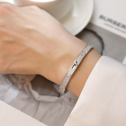[LORA]KELLY BRACELET DIAMOND PAVED