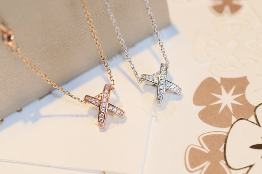 [LORA]JEUX DE DIAMOND NECKLACE