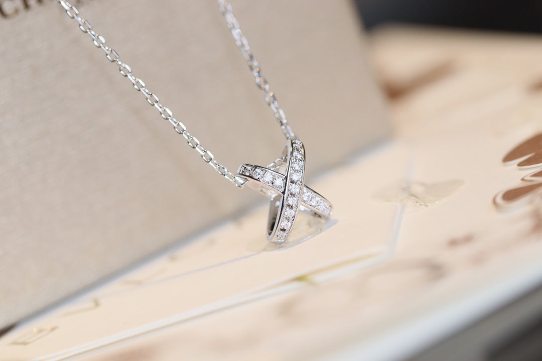 [LORA]JEUX DE DIAMOND NECKLACE