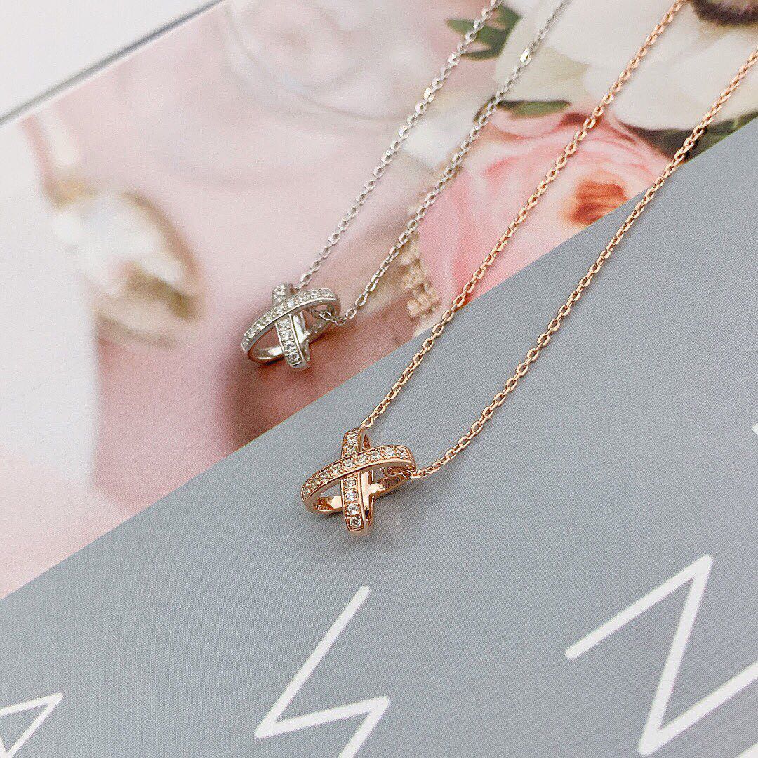 [LORA]JEUX DE DIAMOND NECKLACE