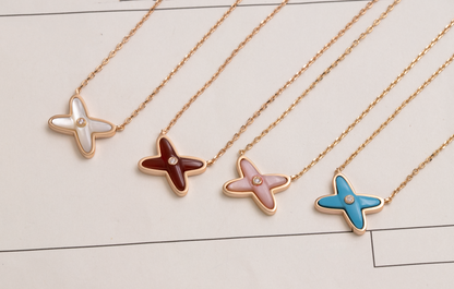 [LORA]JEUX DE NECKLACE 1 DIAMOND