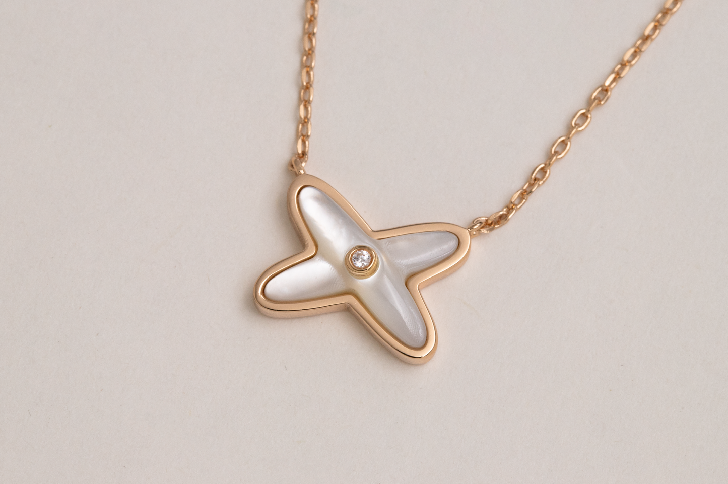 [LORA]JEUX DE NECKLACE 1 DIAMOND