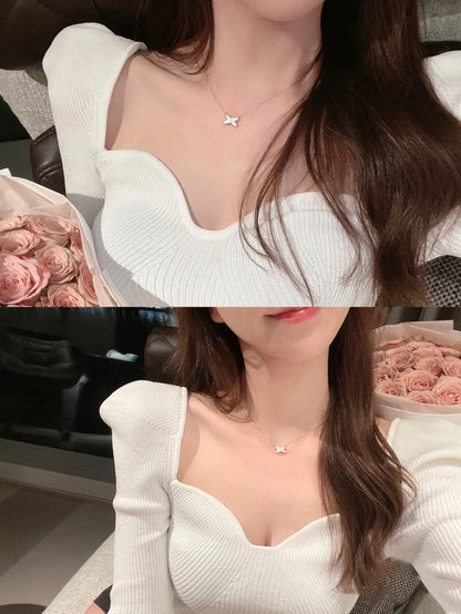 [LORA]JEUX DE NECKLACE 1 DIAMOND