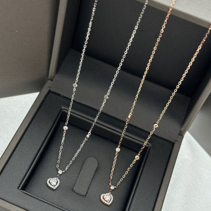 [LORA] JOY HEART DIAMOND NECKLACE
