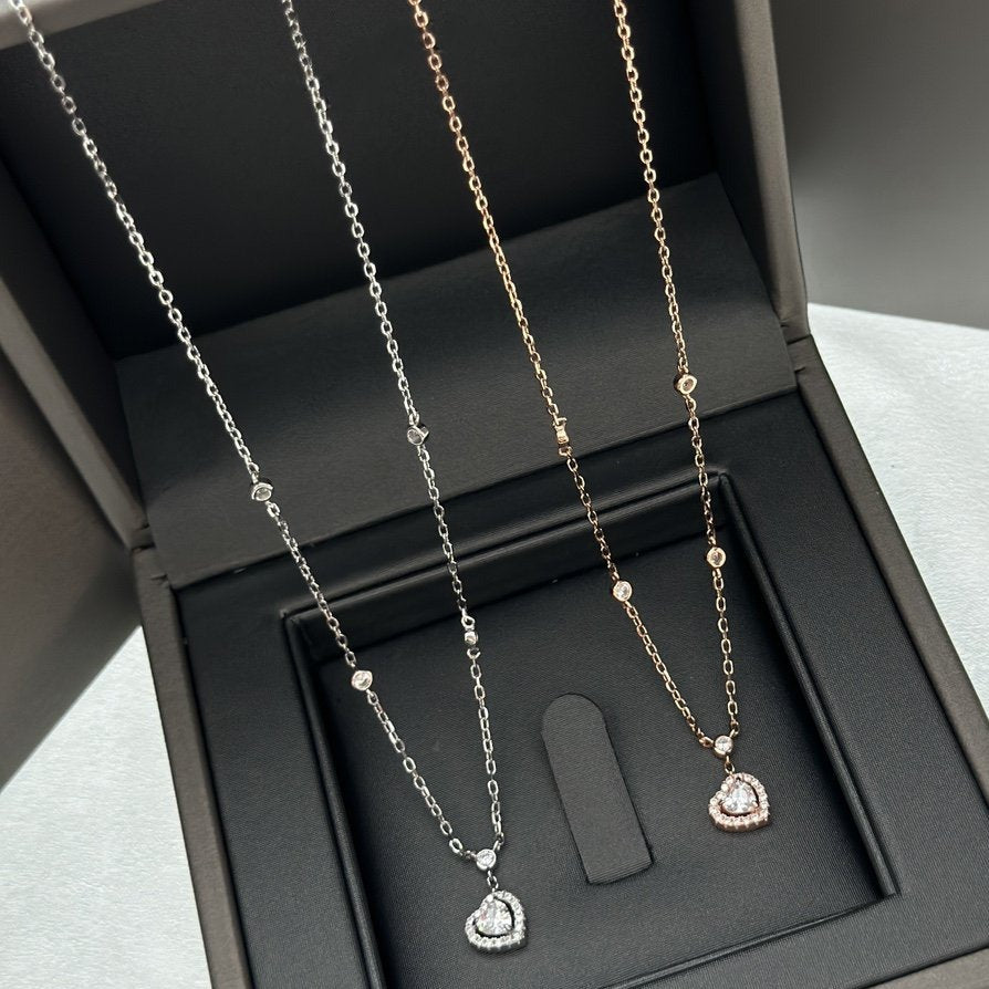 [LORA] JOY HEART DIAMOND NECKLACE