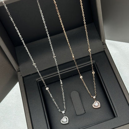 [LORA] JOY HEART DIAMOND NECKLACE