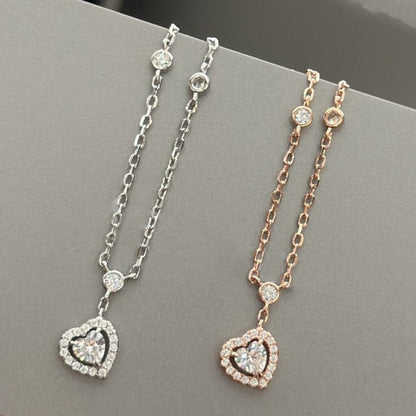 [LORA] JOY HEART DIAMOND NECKLACE