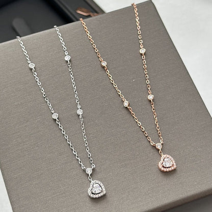 [LORA] JOY HEART DIAMOND NECKLACE