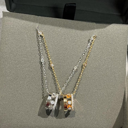 [LORA] CHAIN MOVE ROMANE PEDAND NECKLACE