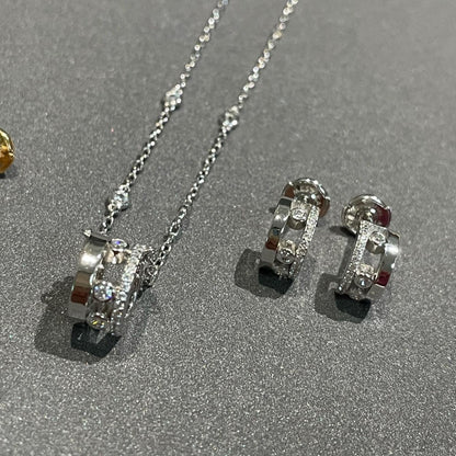 [LORA] CHAIN MOVE ROMANE PEDAND NECKLACE