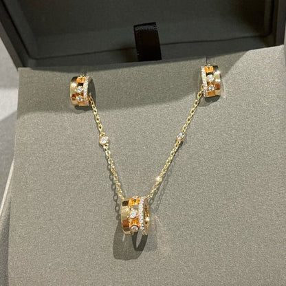 [LORA] CHAIN MOVE ROMANE PEDAND NECKLACE