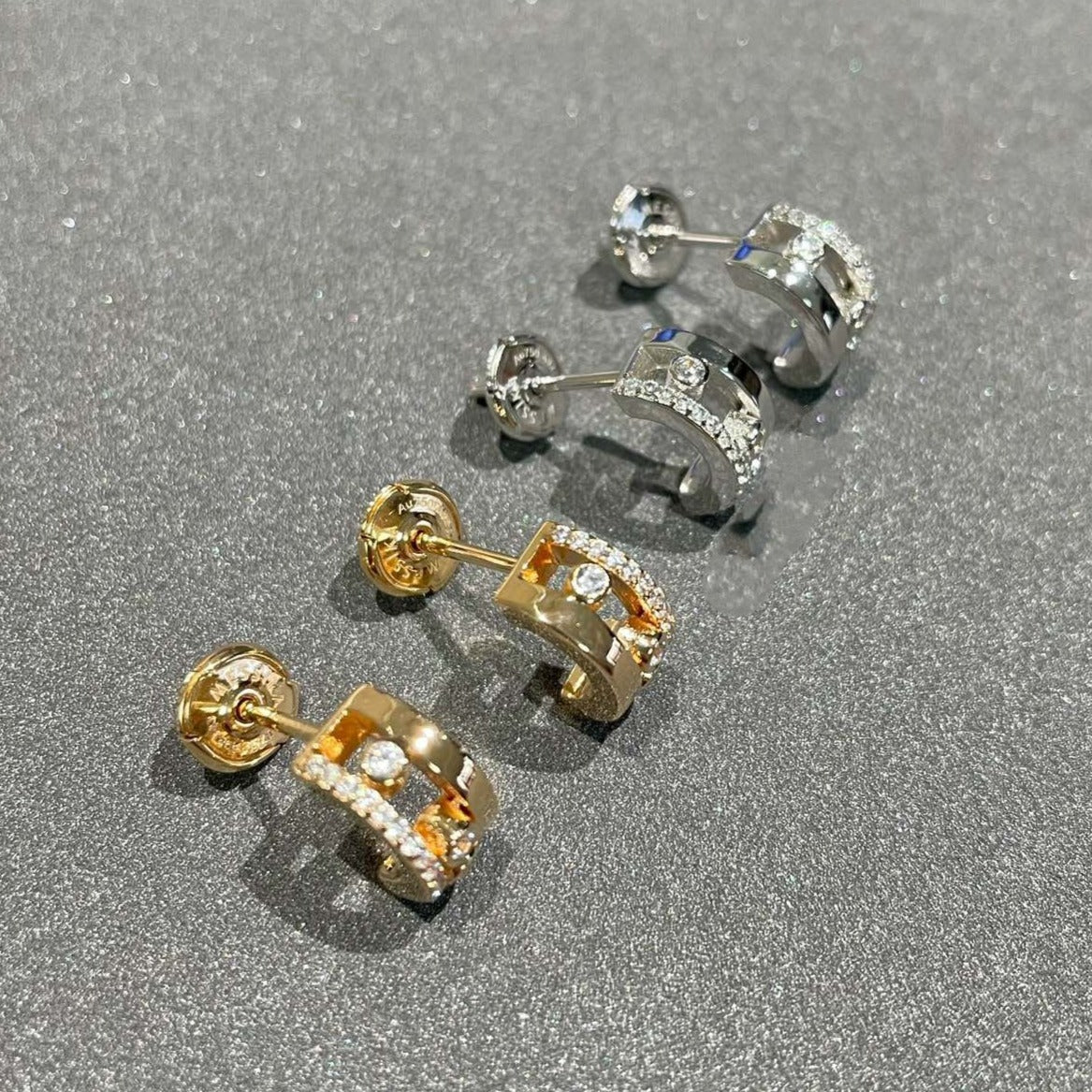 [LORA] MOVE ROMANE EARRINGS DIAMOND