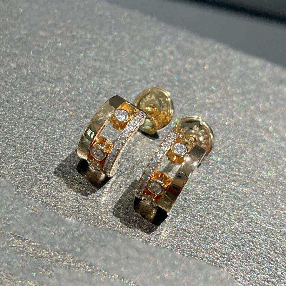 [LORA] MOVE ROMANE EARRINGS DIAMOND