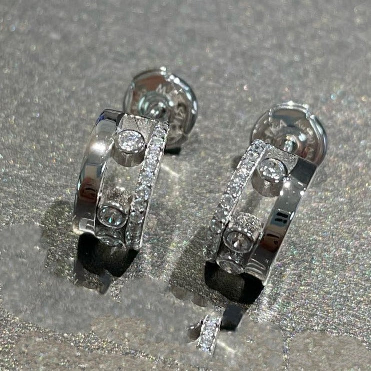 [LORA] MOVE ROMANE EARRINGS DIAMOND