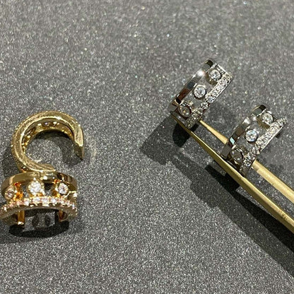 [LORA] MOVE ROMANE EARRINGS DIAMOND