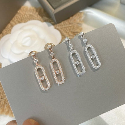 [LORA] DORMEUSES MOVE UNO DIAMOND EARRINGS