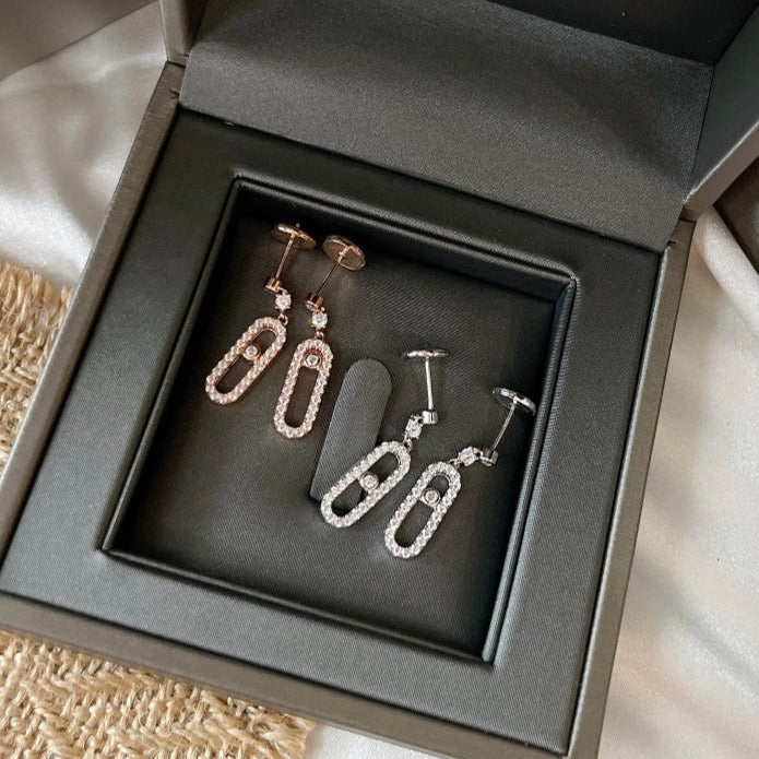 [LORA] DORMEUSES MOVE UNO DIAMOND EARRINGS
