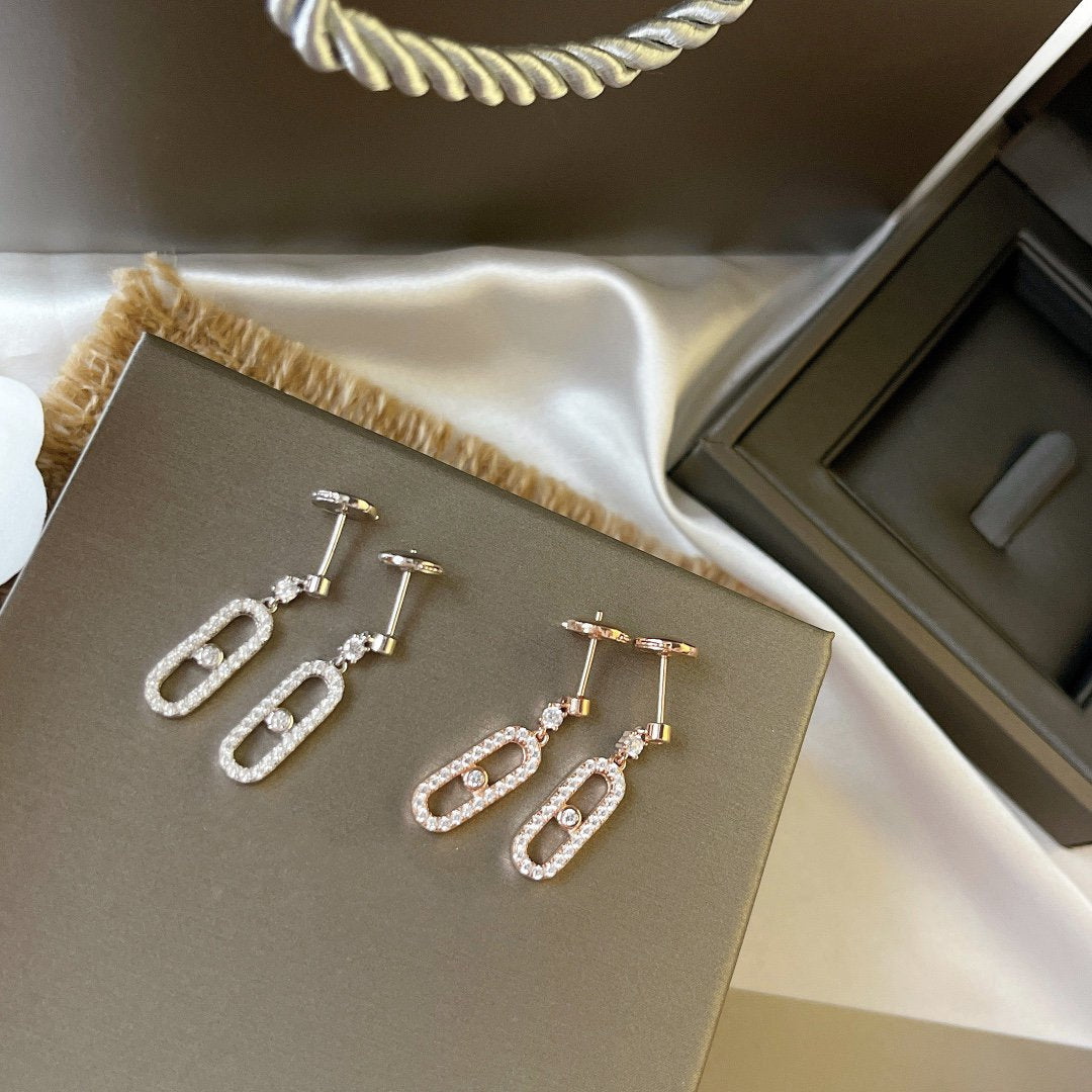 [LORA] DORMEUSES MOVE UNO DIAMOND EARRINGS